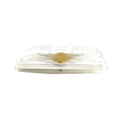 Truck-Lite 19 Series, Incandescent, 2 Bulb, Rectangular Clear, Utility Light, 19 Series Male Pin, 12V 19200C